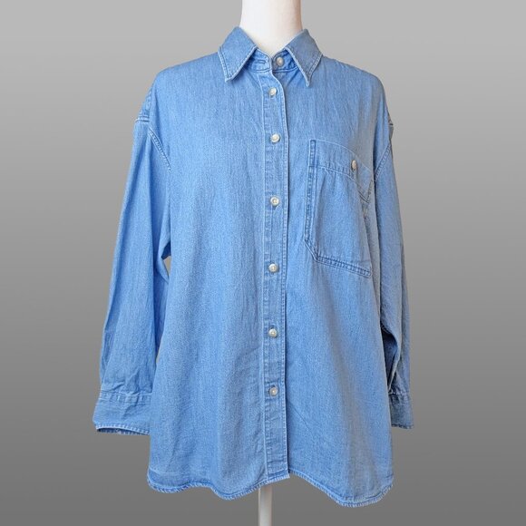 UNIQLO U : Oversized Denim Shirt – Size XS - Picture 1 of 5